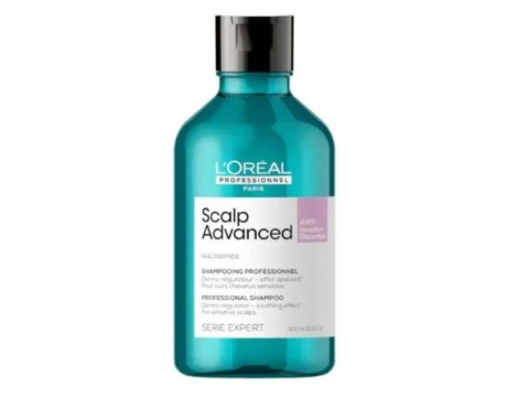  LOREAL Scalp Advanced Anti-Discomfort Šampūnas jautriai galvos odai 300 ml